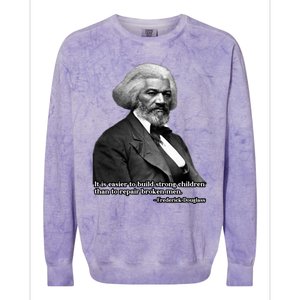 Frederick Douglass Inspirational Quote Black History Month Gift Colorblast Crewneck Sweatshirt