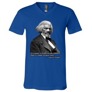 Frederick Douglass Inspirational Quote Black History Month Gift V-Neck T-Shirt