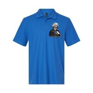 Frederick Douglass Inspirational Quote Black History Month Gift Softstyle Adult Sport Polo