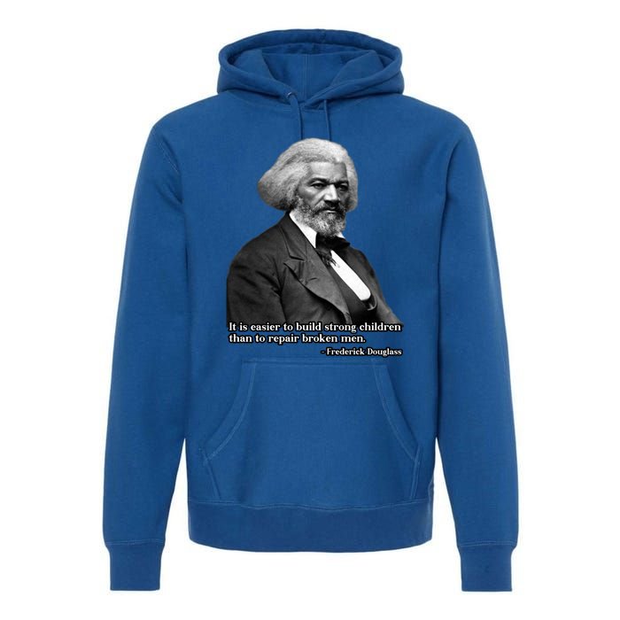 Frederick Douglass Inspirational Quote Black History Month Gift Premium Hoodie