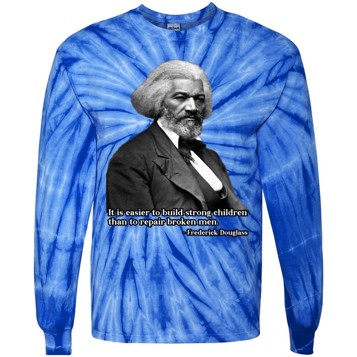 Frederick Douglass Inspirational Quote Black History Month Gift Tie-Dye Long Sleeve Shirt