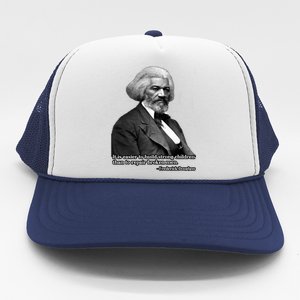 Frederick Douglass Inspirational Quote Black History Month Gift Trucker Hat