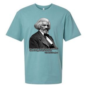 Frederick Douglass Inspirational Quote Black History Month Gift Sueded Cloud Jersey T-Shirt