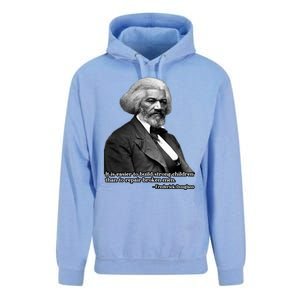 Frederick Douglass Inspirational Quote Black History Month Gift Unisex Surf Hoodie