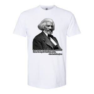 Frederick Douglass Inspirational Quote Black History Month Gift Softstyle CVC T-Shirt