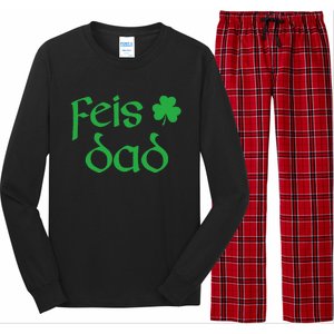 Feis Dad Irish Dance Shamrock Irish Dancing Long Sleeve Pajama Set