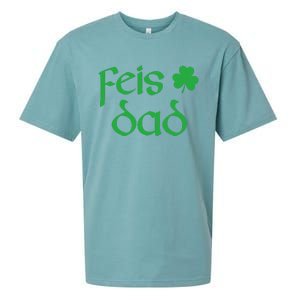 Feis Dad Irish Dance Shamrock Irish Dancing Sueded Cloud Jersey T-Shirt