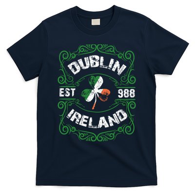 Funny Dublin Ireland Saint Patricks Day Green Shamrock Gifts T-Shirt