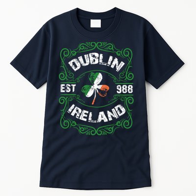 Funny Dublin Ireland Saint Patricks Day Green Shamrock Gifts Tall T-Shirt