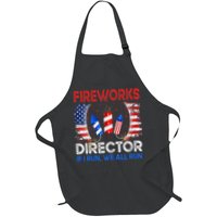 Fireworks Director If I Run You Run US 4th of July Apron