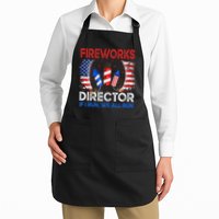 Fireworks Director If I Run You Run US 4th of July Apron