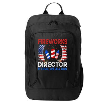 Fireworks Director If I Run You Run US 4th of July City Backpack