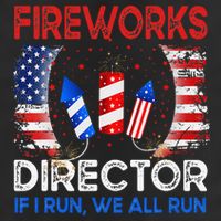 Fireworks Director If I Run You Run US 4th of July Beanie