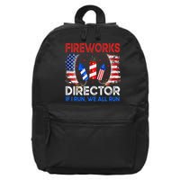 Fireworks Director If I Run You Run US 4th of July 16 in Basic Backpack