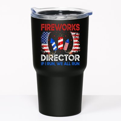 Fireworks Director If I Run You Run US 4th of July Tumbler