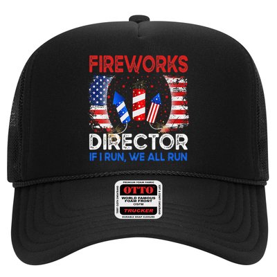 Fireworks Director If I Run You Run US 4th of July Trucker Hat