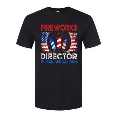 Fireworks Director If I Run You Run US 4th of July Softstyle® CVC T-Shirt