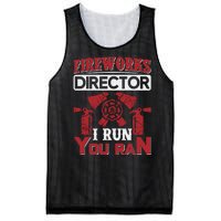 Fireworks Director I Run You Run Mesh Reversible Basketball Jersey Tank