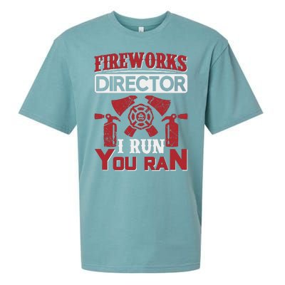 Fireworks Director I Run You Run Sueded Cloud Jersey T-Shirt