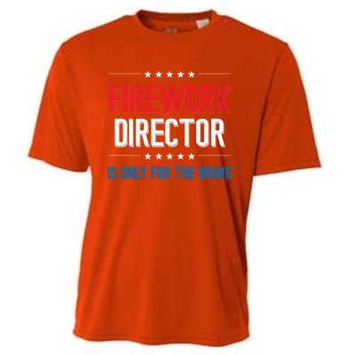 Firework Director Is Only Firework Director Gift Cooling Performance Crew T-Shirt