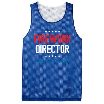 Firework Director Is Only Firework Director Gift Mesh Reversible Basketball Jersey Tank