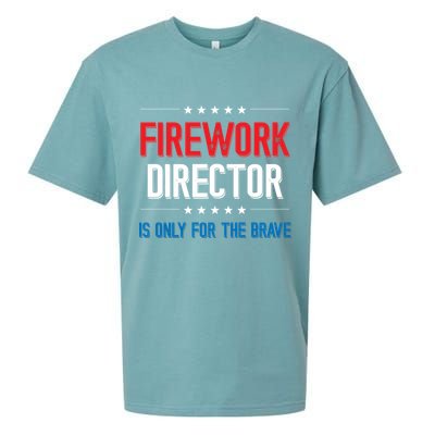 Firework Director Is Only Firework Director Gift Sueded Cloud Jersey T-Shirt
