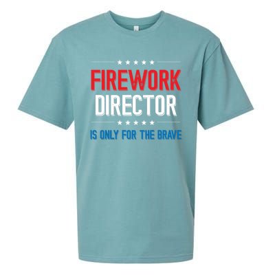 Firework Director Is Only Firework Director Gift Sueded Cloud Jersey T-Shirt