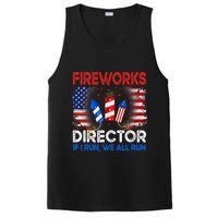 Fireworks Director If I Run We All Run US 4th Of July PosiCharge Competitor Tank