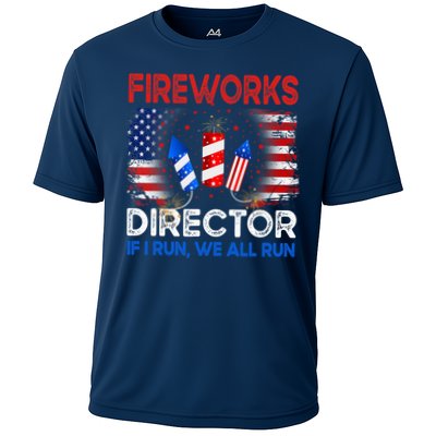 Fireworks Director If I Run We All Run US 4th Of July Performance Shirt