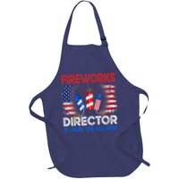 Fireworks Director If I Run We All Run US 4th Of July Apron