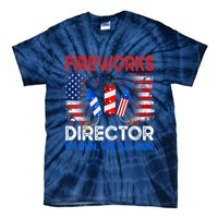 Fireworks Director If I Run We All Run US 4th Of July Tie-Dye T-Shirt