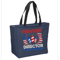 Fireworks Director If I Run We All Run US 4th Of July Zip Tote Bag