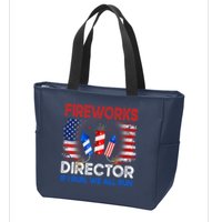 Fireworks Director If I Run We All Run US 4th Of July Zip Tote Bag