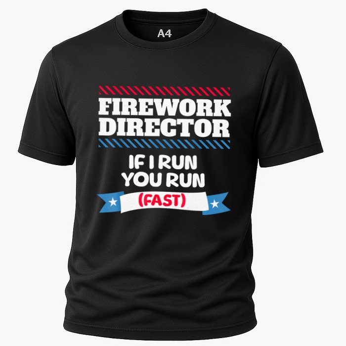 Fireworks Director If I Run You Run July 4th Independence Performance Shirt