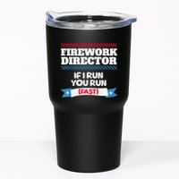 Fireworks Director If I Run You Run July 4th Independence Tumbler