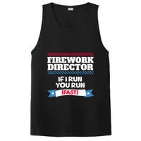Fireworks Director If I Run You Run July 4th Independence PosiCharge Competitor Tank