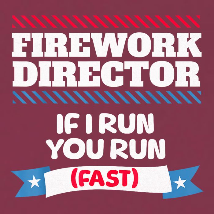 Fireworks Director If I Run You Run July 4th Independence 16oz Travel Tumbler