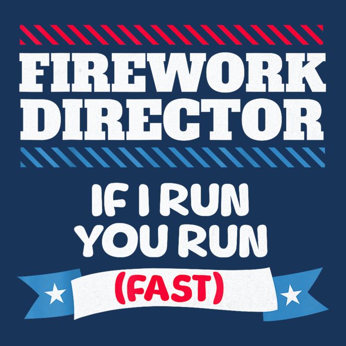Fireworks Director If I Run You Run July 4th Independence Infant Baby Jersey Bodysuit
