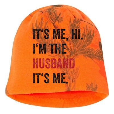 Fathers Day Its Me Hi IM The Husband Its Me Funny Husband Gift Kati - Camo Knit Beanie