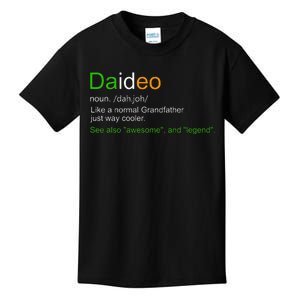 Funny Daideo Ireland Grandfather Grandpa Definition Kids T-Shirt