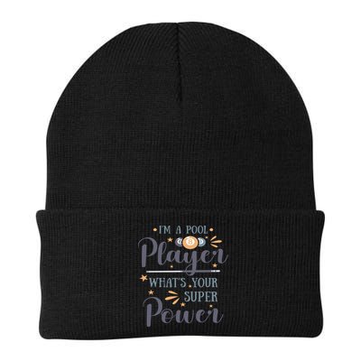 Father's Day I'm A Pool Player What's You Super Power Gift For Dad Beanie