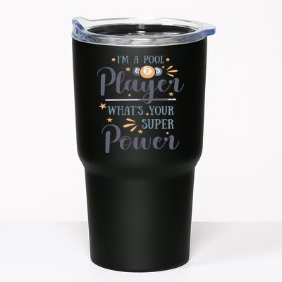 Father's Day I'm A Pool Player What's You Super Power Gift For Dad Tumbler