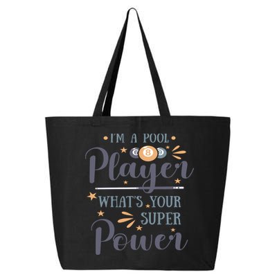 Father's Day I'm A Pool Player What's You Super Power Gift For Dad 25L Jumbo Tote