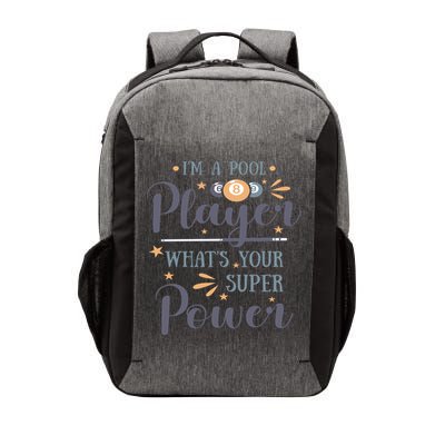 Father's Day I'm A Pool Player What's You Super Power Gift For Dad Vector Backpack
