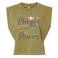 Father's Day I'm A Pool Player What's You Super Power Gift For Dad Garment-Dyed Women's Muscle Tee