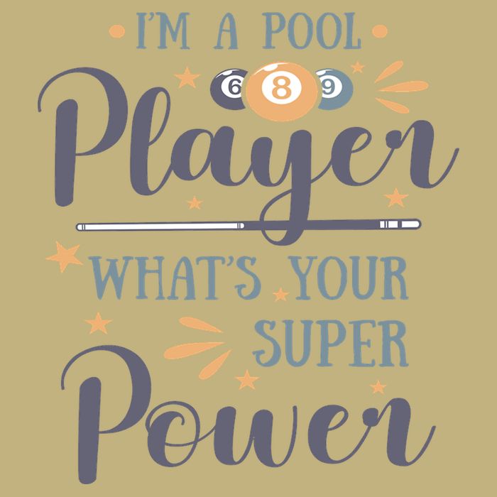 Father's Day I'm A Pool Player What's You Super Power Gift For Dad Magnet