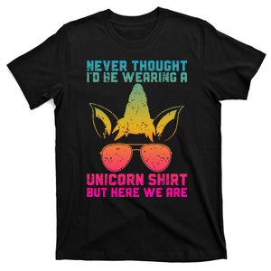 Fathers Day I Wear A Unicorn Dadacorn Funny T-Shirt