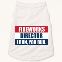 Fireworks Director I Run You Run Doggie Tank