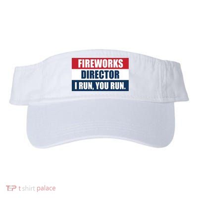 Fireworks Director I Run You Run Visor