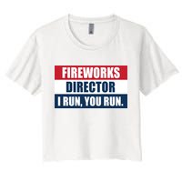 Fireworks Director I Run You Run Crop Top